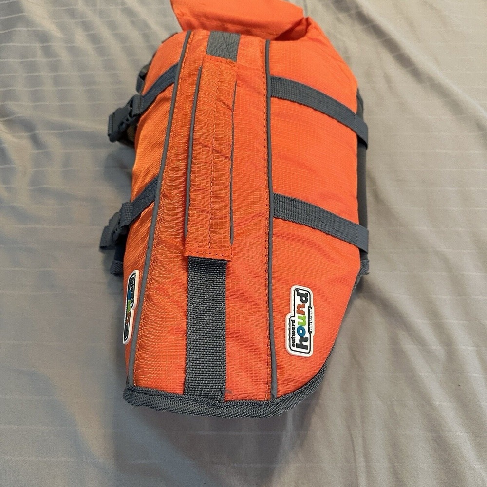 Outward Hound Pet Gear Adjustable Life Jacket‎ Orange Size Small
